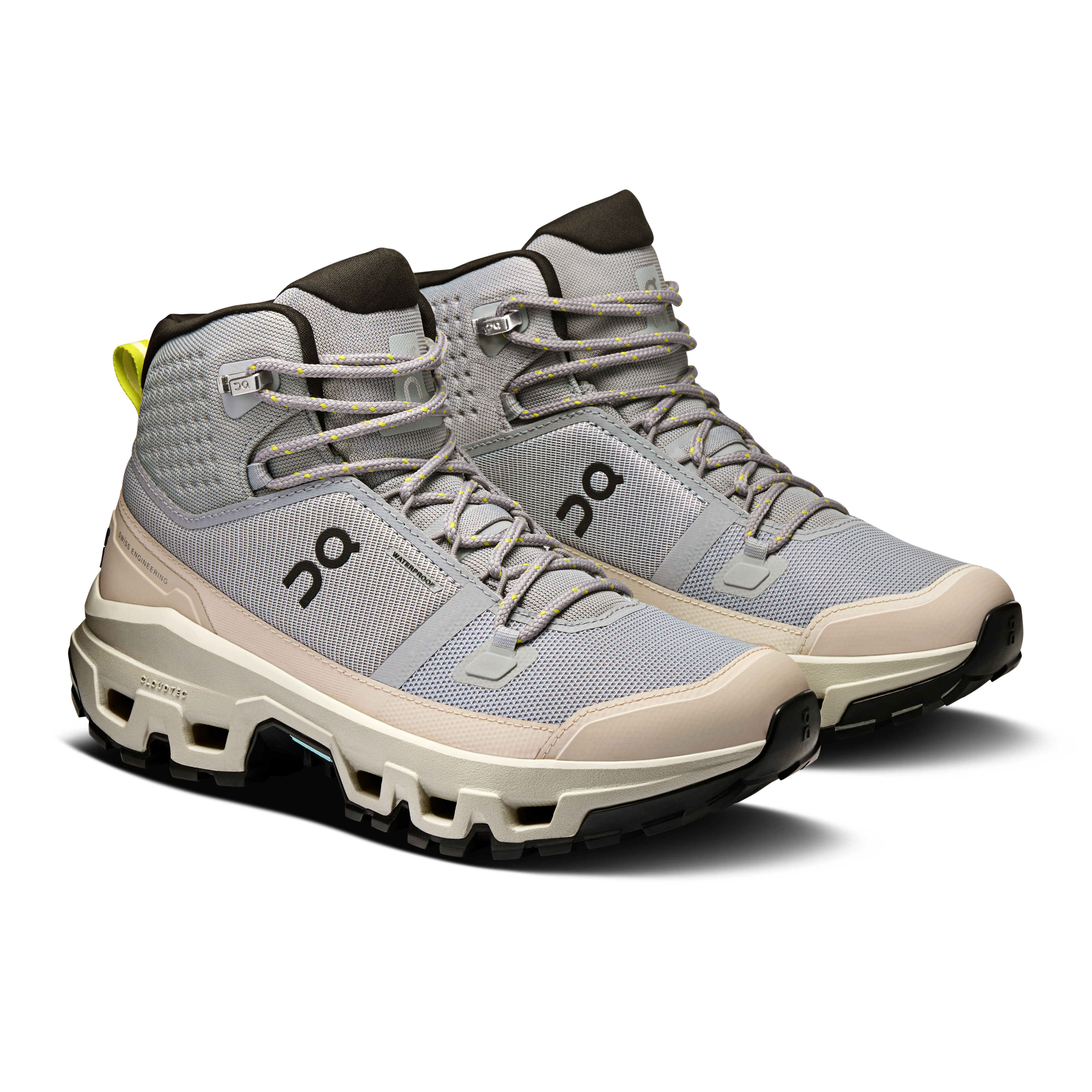 ON Cloudrock Mid WP - Alloy | Ice