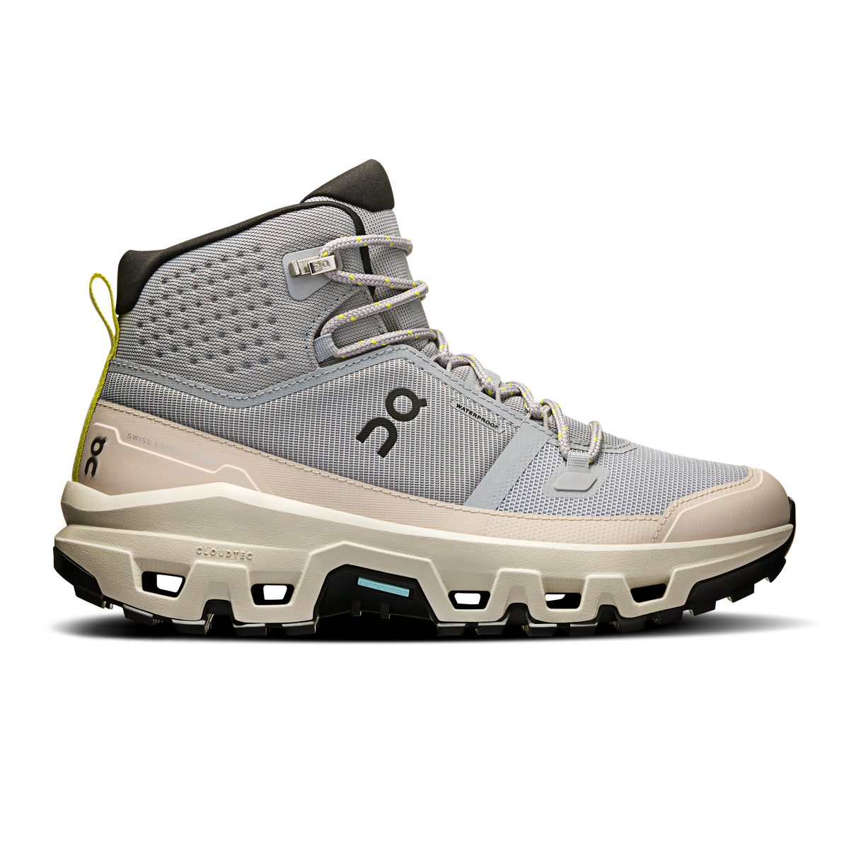 ON Cloudrock Mid WP - Alloy | Ice
